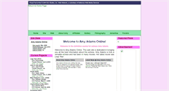 Desktop Screenshot of amyadams.bellerosewebmedia.com